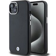 BMW Signature Wrapped Metal MagSafe Case for iPhone 14/15/13 - Black, BMW