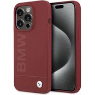 BMW Silicone Big Logo MagSafe case for iPhone 15 Pro - red, BMW