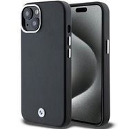 BMW Signature Wrapped Metal MagSafe Case for iPhone 15/14/13 - Black, BMW