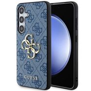 Guess 4G Big Metal Logo case for Samsung Galaxy S24+ - blue, Guess