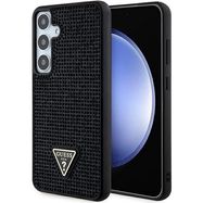 Guess Rhinestone Triangle case for Samsung Galaxy S24+ - black, Guess
