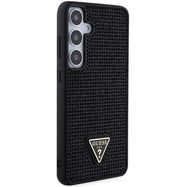 Guess Rhinestone Triangle case for Samsung Galaxy S24+ - black, Guess