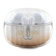 Guess Glitter Gradient TWS Bluetooth headphones with docking station - gold, Guess