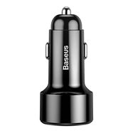 Ładowarka samochodowa Baseus Magic USB + USB-C QC 4.0  PD 45W (czarna), Baseus