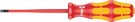 160 iS VDE Insulated screwdriver with reduced blade diameter for slotted screws, 0.8x4.0x100, Wera