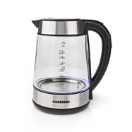 Digital Electric Kettle | 1.7 l | 2200 W | Glass | 50/70/80/90/100 °C Presets | 360° pirouette base | Concealed heating element | Strix® controller | Keep-warm function | Boil-dry protection