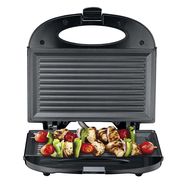 Sandwich maker / grill plate 750 Watt Black