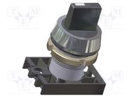 Switch: rotary; 22mm; Stabl.pos: 1; green; IP55; prominent; Pos: 3 PROMET