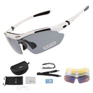 Rockbros 10002 polarizing cycling glasses - white, Rockbros