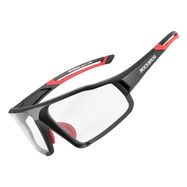 Rockbros SP216BK photochromic UV400 cycling glasses - black and red, Rockbros