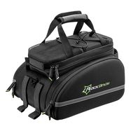 Rockbros A6-03BK bicycle bag for trunk 35 l with fold-out pockets - black, Rockbros