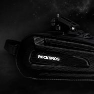 Rockbros B69 bicycle saddle bag 1.8l with easy release system - black, Rockbros