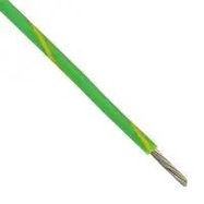 WIRE, PTFE, A, GR/YE, 19/0.20MM, 25M