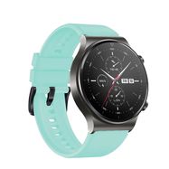 Silicone Strap for Huawei Watch GT 2 / 3 / 4 / 2 Pro / 3 Pro / 4 Pro / GT 2e - Light Green, Hurtel