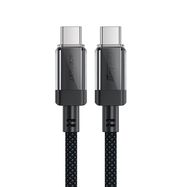 Acefast C12 USB-C / USB-C PD cable 60W 480Mb/with nylon braid - black, Acefast