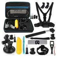 Set of 20 Puluz accessories for sports cameras PKT11, Puluz