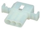 CONNECTOR HOUSING, PLUG, 3POS