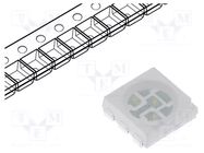 LED; blue; SMD; 5060,PLCC6; 1500÷2000mcd; 2.9÷3.6VDC; 5x5x1.5mm OPTOSUPPLY