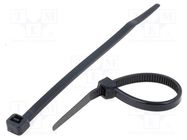 Cable tie; L: 120mm; W: 4.8mm; polyamide; 215.5N; black; Ømax: 30mm KSS WIRING