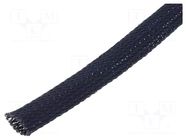 Braid; ØBraid : 14÷18mm; polyester; black; -70÷125°C; reel CYG/KTG