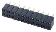 RECEPTACLE, 2.54MM, DUAL, 20WAY