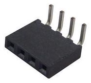 RECEPTACLE, 2MM, R/A, 4WAY