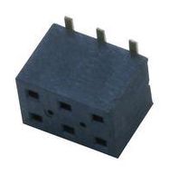 RECEPTACLE, 2MM, DUAL SMD,  6WAY