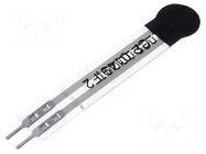 Sensor: pressure; Range: 0,2÷100N; 7.62x38.1x0.34mm; 1mA IEE