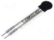 Sensor: pressure; Range: 0,2÷100N; 7.62x38.1x0.34mm; 1mA IEE