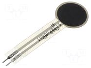 Sensor: pressure; Range: 0,2÷100N; Features: self-adhesive; 1mA IEE