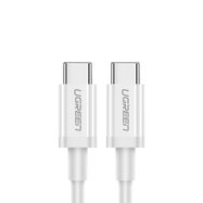 Ugreen US264 60517 USB-C / USB-C PD QC AFC Cable 0.5m - White, Ugreen