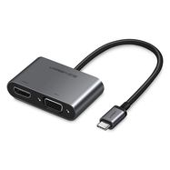 Ugreen CM162 50505 USB-C - HDMI / VGA / USB-A 3.0 / USB-C PD adapter - gray, Ugreen