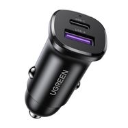 Ugreen EC305 25845 car charger USB-C USB-A 30W - black, Ugreen