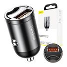 Baseus Tiny Star Mini Quick Charge Car Charger USB Port 30W Grey, Baseus