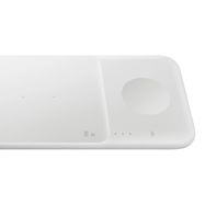 Samsung Trio EP-P6300TWEGEU 3in1 inductive charger for phone / Galaxy Watch / Buds - white + mains charger + cable, Samsung