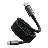 Baseus Tungsten Gold magnetic USB-C / USB-C cable 100W 1m - black, Baseus