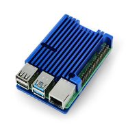 Case for Raspberry Pi 4B - aluminum - blue