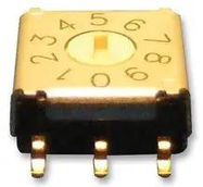 SWITCH, ROTARY, 16WAY, 5X2, TOP, SMD