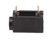 RECEPTACLE, 20A, 4MM, PCB, SOLDER, BLACK