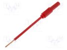 Probe tip; 10A; red; Tip diameter: 1.7mm; Socket size: 4mm; 70VDC ELECTRO-PJP