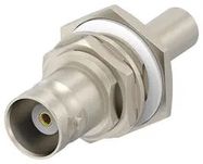 RF COAX CONN, BNC BLKHD JACK, 50 OHM