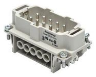 RECTANGULAR INSERT, PLUG, 10+PE, SCREW, WIRE PROTECTION