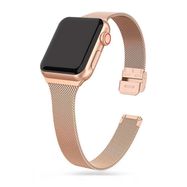 Tech-Protect Thin Milanese Bracelet for Apple Watch 4 / 5 / 6 / 7 / 8 / 9 / SE (38/40/41 mm) - Gold, Tech-Protect