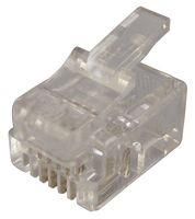 PLUG, RJ11, 6P4C, FLAT