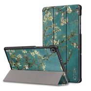 Tech-Protect SmartCase for Samsung Galaxy Tab A8 10.5 X200 / X205 - Blue with Sakura Flowers, Tech-Protect