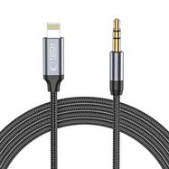 Tech-Protect UltraBoost audio Lightning / mini jack 3.5mm cable 1m - black, Tech-Protect