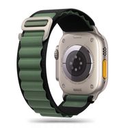 Tech-Protect Nylon Pro Strap for Apple Watch 4 / 5 / 6 / 7 / 8 / 9 / SE / Ultra 1 / 2 (42/44/45/49 mm) - Black-Green, Tech-Protect