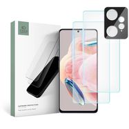 Tech-Protect Supreme Set for Xiaomi Redmi Note 12 4G / LTE 2x tempered glass for display / tempered glass for camera, Tech-Protect