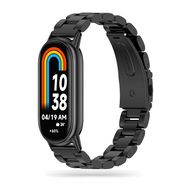 Tech-Protect Stainless Bracelet for Xiaomi Smart Band 8 / 8 NFC - Black, Tech-Protect