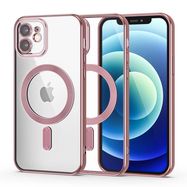 Tech-Protect MagShine Line MagSafe iPhone 12 Case - Pink, Tech-Protect